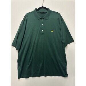 Amen Corner The Masters Polo Shirt Mens XL Green Golf Pima Cotton Short Sleeve